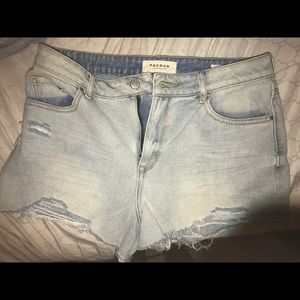 High waisted shorts
